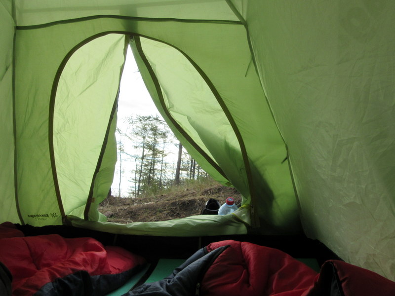 палатка на байкале